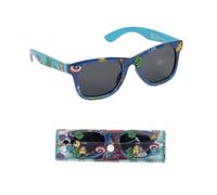 Occhiali da sole per bambini Avengers Marvel con custodia lenti rettangolari con protezione filtro UV400