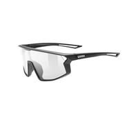 uvex skyryse jr. - occhiali sportivi per bambini - categoria di filtro 0 - specchiato - black matt/clear - one size