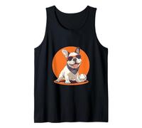 Occhiali da sole per cani sportivi da baseball Bulldog francese carino Frenchie Canotta