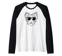 Occhiali da Sole per Cani Westie Maglia con Maniche Raglan