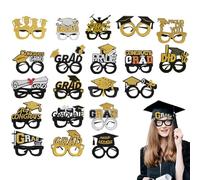 Occhiali Da Sole Per Cerimonia Di Laurea - 20 Pezzi Accessorio Selfie Divertente Per Feste - Forniture per Feste per Scatti Fotografici per Ritratti Senior e Annuario per i Diplomi della Scuola Superi