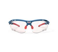 Occhiali Rudy Project Propulse blu rosa con lenti fotocromatiche ImpactX 2 rosso