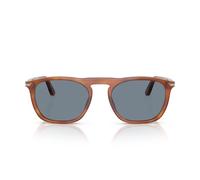 Persol Gae Po 3391s Occhiali Da Sole Unisex Marrone Squadrato Blu 53mm