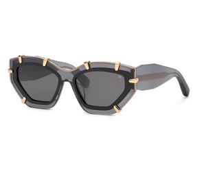 Occhiali da Sole Philipp Plein SPP099V 0819 GRIGIO TRASPARENTE 55/18/140 Donna