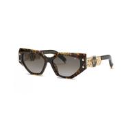 Occhiali da Sole Philipp Plein SPP174S Avana marrone+nero lucido 57/16/140 Donna
