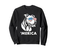 Occhiali da Sole Pitbull Terrier 4 luglio Merica Felpa