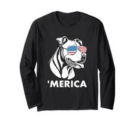 Occhiali da Sole Pitbull Terrier 4 luglio Merica Maglia a Manica