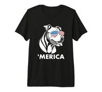 Occhiali da Sole Pitbull Terrier 4 luglio Merica Maglietta Premium