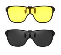 Occhiali da sole polarizzati a clip Flip Up One Piece per occhiali da sole TAC Lenti