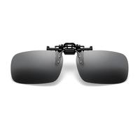 Occhiali da sole polarizzati con clip, protezione UV400, antiriflesso, per uomini e donne, per guida all'aperto, adatti per occhiali da vista