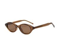 Occhiali Da Sole Polarizzati Con Montatura Piccola Da Uomo E Da Donna, Occhiali Da Sole For Le Vacanze, La Spiaggia E L'aria Aperta(Brown)