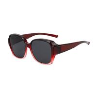 Occhiali da sole polarizzati da donna, occhiali da sole polarizzati con occhiali da sole, occhiali da sole avvolgenti per uomini - protezione UV, montatura quadrata, ombra del viso polarizzata per