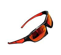 Occhiali da sole polarizzati da uomo - Occhiali sportivi di protezione UV completi | Occhiali da sole eleganti e confortevoli. attività all'aperto come la guida, la pesca, rosso, Se référer