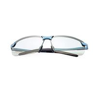 Occhiali Da Sole Polarizzati Fotocromatici Al-Mg Metallo Cornice Ultra Leggero per Uomo e Donna Protezione 100% UVA UVB Rectangular Sportivi Ciclismo Occhiali Guida Biking Golf (3043-Blu)