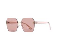 Occhiali da sole polarizzati in PC senza cornice uomo donna moda 2025 per esterni fotografia di strada viaggio guida visiera solare occhiali da sole anti-UV