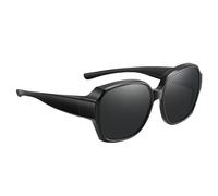 Occhiali da sole polarizzati - Occhiali da sole rotondi da 61 mm, montatura di protezione UV | Visione antiriflesso, chiare, design di protezione per gli occhi, vestibilità comoda, copertura del