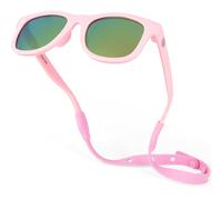 Occhiali da sole polarizzati per bambini, con cinturino, infrangibili, flessibili, per neonati da 0 a 24 mesi, Barbie Rosa, Baby