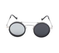 Occhiali da Sole Polarizzati Rotondi con Tinta Regolabile e Lenti con Filtro ND, Design Classico da 1 a 9 Marce per Uomo, Materiale Metallico PC Comfort per Tutto il Giorno