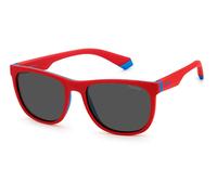 Occhiali da Sole Polaroid Kids PLD 8049/S 4E3 (M9) Rete Blue/Grey Polarized (