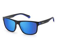 Occhiali da Sole Polaroid PLD 2123/S Black blue 57/16/140 Uomo