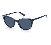 Occhiali da Sole Polaroid PLD 4107/S Blue havana 52/18/145 Donna