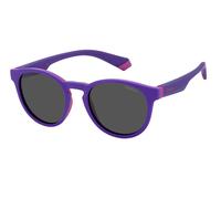 Occhiali da Sole Polaroid PLD 8048/S JUNIOR LILAC VIOLET/GREY 45/18/130 Unisex