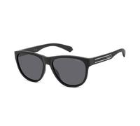 Polaroid Unisex PLD 2156/S 003/M9 Occhiali da sole Policarbonato Nero Grigio Farfalla Polarizzata