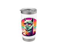 Occhiali Da Sole Pop Art Lama Alpaca Amanti Dei Lama Alpaca Bicchiere termico in acciaio inox doppia parete