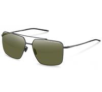 Porsche Design P8936 Polarized Sunglasses Nero Green/Deg.Mirror Silver / CAT3 Uomo