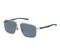 Porsche Design P8944 Occhiali Da Sole Unisex Oro Squadrato Blu 62mm