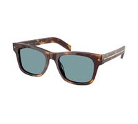 Prada Uomo PR A17S 15W04D Occhiali da sole Acetato Tartaruga Verde Squadrata Polarizzata