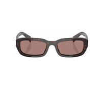 Prada Donna PR B06S 17N60B Occhiali da sole Acetato Tartaruga Marrone Squadrata Normale