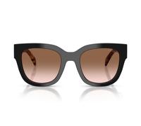 Prada Donna Prada PR C04S 28F90P Occhiali da sole Acetato Nero Marrone Squadrata Normale Sfumato