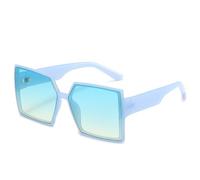 Occhiali Da Sole Quadrati Con Montatura Grande Da Uomo, For Le Vacanze, For I Pendolari, For Le Donne E For Gli Amanti Dell'outdoor.(Blue)