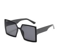 Occhiali Da Sole Quadrati Con Montatura Grande Da Uomo, For Le Vacanze, For I Pendolari, For Le Donne E For Gli Amanti Dell'outdoor.(Black)