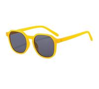 Occhiali Da Sole Quadrati Da Donna, Da Guida, Da Uomo, Da Spiaggia, For Le Vacanze(Yellow)