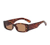 Occhiali da sole quadrati da uomo e da donna con montatura piccola, design 2025, per riprese su strada, vacanze all'aperto, parasole guida (colore: A, taglia: M), C, Taglia unica