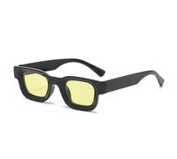 Occhiali da sole quadrati da uomo, occhiali da sole da donna/uomo, occhiali vintage da donna, per il tempo libero, UV400, C6, 1