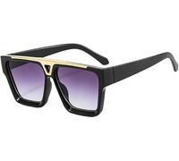 Occhiali da sole quadrati da uomo per donna lenti sfumate montatura in lega PC occhiali da sole vintage 2026