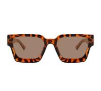 Occhiali da sole quadrati - occhiali di protezione retrò, cornice quadrata classica | Occhiali da sole in stile vintage per donne e uomini, un comfort leggero per la guida, la spiaggia e il, leopardo