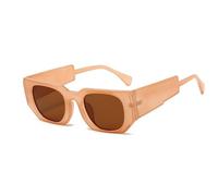 Occhiali Da Sole Quadrati Uomo Con Montatura Piccola, Donna For La, Il Pendolarismo E L'outdoor(Orange)