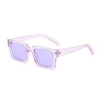 Occhiali Da Sole Quadrati Uomo For Esterni, Donna For Le Vacanze, La E Il Pendolarismo(Purple)