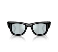 Ray-Ban Occhiali da Sole RB4940 601/30 Wayfarer Puffer X ASAP Rocky Nero/Argento Specchiato Unisex 47/23/145