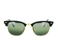 Occhiali da Sole Ray-Ban RB3016 CLUBMASTER 1368G4 Verde su Oro