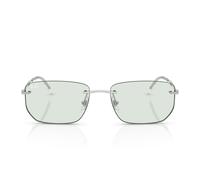 Ray - Ban Unisex Ray - Ban RB3768 003/M1 Occhiali da sole Metallo Argento Verde Geometrica Fotocromatiche