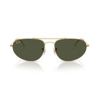 Ray - Ban Unisex Ray - Ban RB3945 919631 Occhiali da sole Metallo Oro Verde Geometrica Normale
