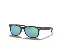 Ray - Ban Bambino RJ9052S JUNIOR NEW WAYFARER 100S55 Occhiali da sole Iniettato Nero Blu Squadrata Normale