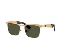 Ray - Ban Unisex RB3875 WAYFARER DELUXE 927633 Occhiali da sole Metallo Oro Verde Squadrata Normale