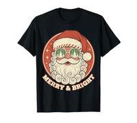 Occhiali da Sole retrò Babbo Natale Divertente Albero di Pino Maglietta