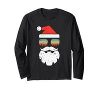 Occhiali da Sole retrò Babbo Natale Natale Uomo Donna Bambini Maglia a Manica